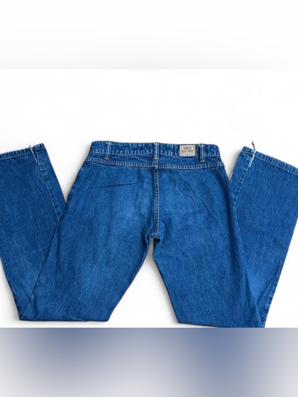 Y2K Indigo Blue Straight Leg Jeans